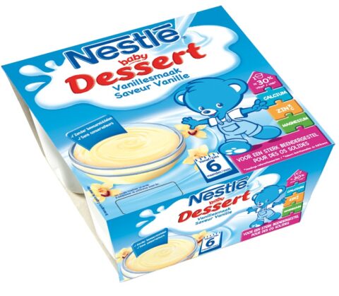 NESTLE Baby Desert Vanilie 100g, Desert, 4buc-0