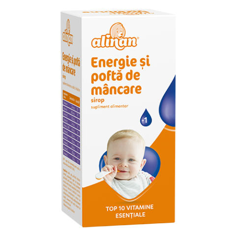 Alinan Energie Si Pofta De Mancare Sirop, Sirop, 150ml-0