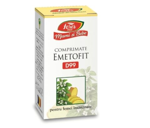 Fares Mami si Bebe Emetofit cu Zahar Comprimate D99, Comprimate, 60buc-0 Fares Mami si Bebe Emetofit cu Zahar Comprimate D99, Comprimate, 60buc-0