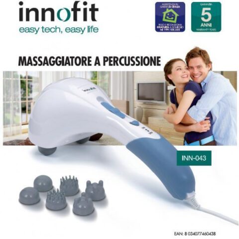 Innofit Aparat de Masaj Corporal cu 2 Capete, Aparat, 1buc-0
