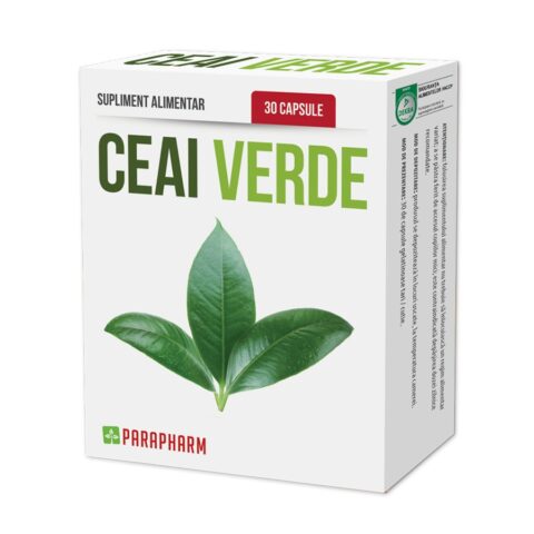 Parapharm Ceai Verde Capsule, Capsule, 30 buc-0 Parapharm Ceai Verde Capsule, Capsule, 30 buc-0