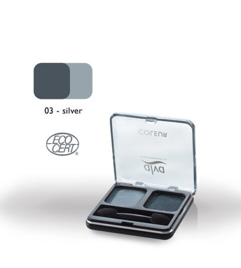 Fard de Pleoape Duo nr. 3 Argintiu Alva Coleur, 4g-0 Fard de Pleoape Duo nr. 3 Argintiu Alva Coleur, 4g-0