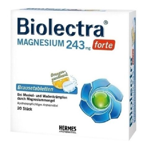 Biolectra Magnesium Forte Cu Aroma De Portocale 243mg Tablete Efervescente, Tablete, 20buc-0