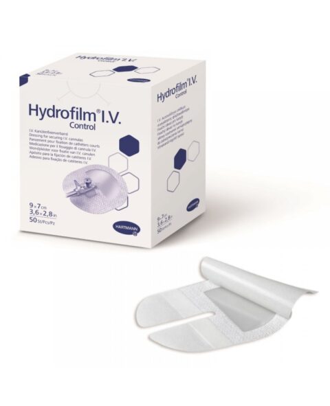 Hartman Hydrofilm I.V. Control Plasture transparent autoadeziv 7 x 9 cm, Plasture, 50buc-0