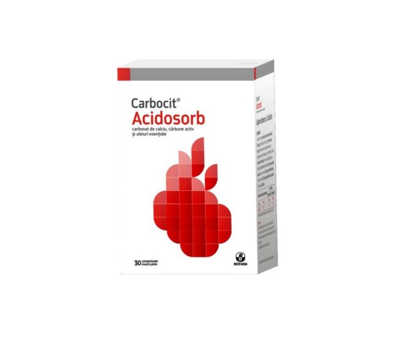 Carbocit Acidosorb Comprimate Masticabile, Comprimate, 30buc-0