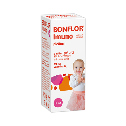 Bonflor Imuno 0+ Luni, Picaturi, 9ml-0 Bonflor Imuno 0+ Luni, Picaturi, 9ml-0