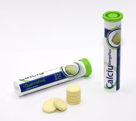 Calciu AlergoPlus + Quercetina Comprimate Efervescente, 20buc-0