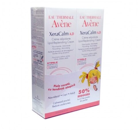 Avene XeraCalm A.D. Pachet Duo Crema , Crema, 2 x 200 ml-0 Avene XeraCalm A.D. Pachet Duo Crema , Crema, 2 x 200 ml-0