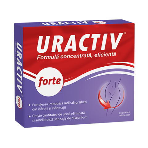 Uractiv Forte Capsule, Capsule, 10buc-0