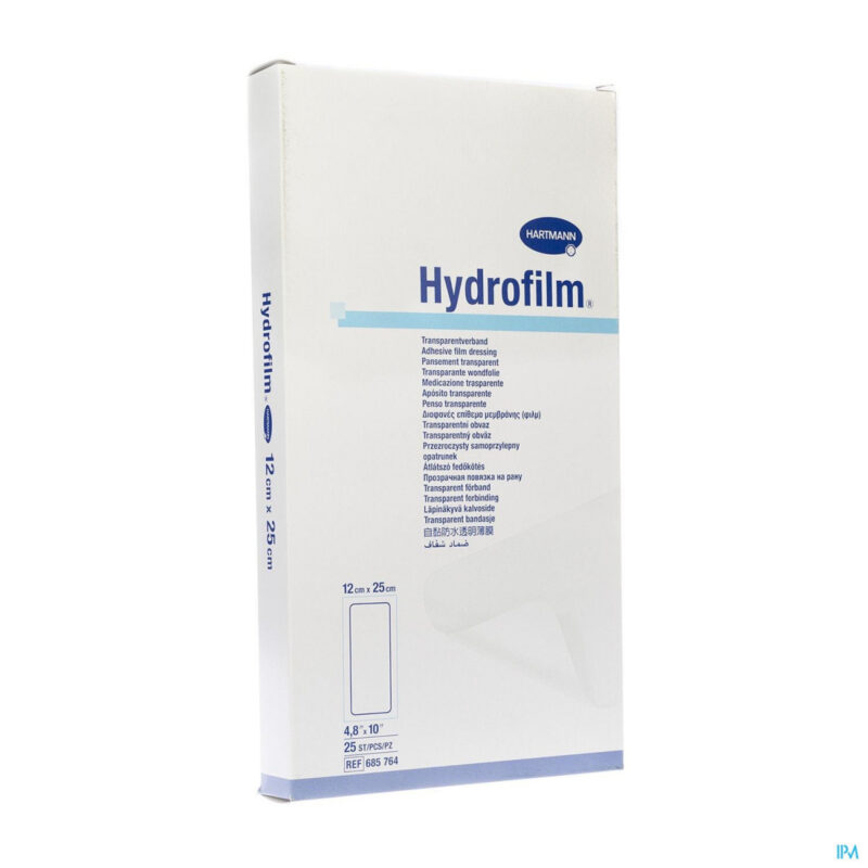 Hartman Hydrofilm Plasture Transparent Rezistent la Apa 12 x 25 cm, Plasture, 25buc-0