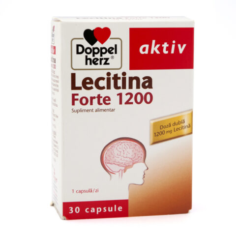 Doppelherz Lecitina Forte 1200 mg Capsule, Capsule, 30buc-0