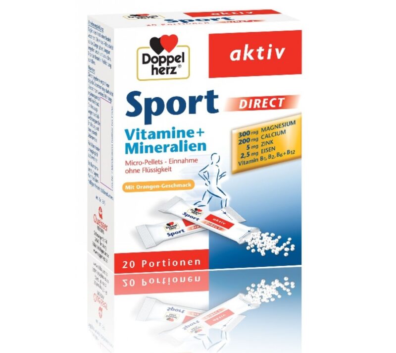 Doppelherz Aktiv Sport Direct Pulbere, Plicuri, 20buc-0