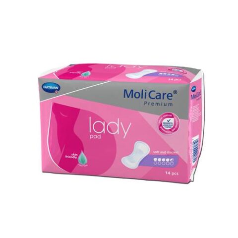 Hartmann Molicare Premium Lady Pad 4.5 Picaturi Tampoane pentru Incontinenta Usoara, Tampoane, 14buc-0