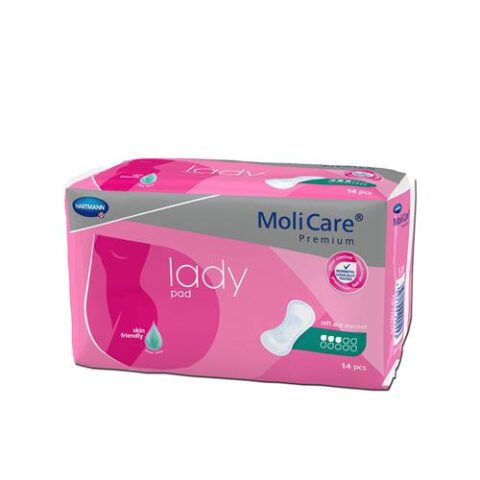 Hartmann Molicare Premium Lady Pad 3 Picaturi Tampoane pentru Incontinenta Usoara, Tampoane, 14buc-0