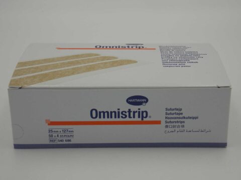 Hartman Omnistrip Plasture Pentru Inlocuirea Suturilor Chirurgicale 25 x 127 mm, Plasture, 50buc x 2 benzi-0