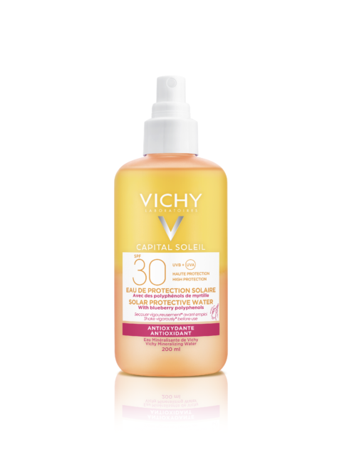 Vichy Capital Soleil Apa De Protectie Solara Antioxidanta SPF30+, Apa, 200 ml-0 Vichy Capital Soleil Apa De Protectie Solara Antioxidanta SPF30+, Apa, 200 ml-0