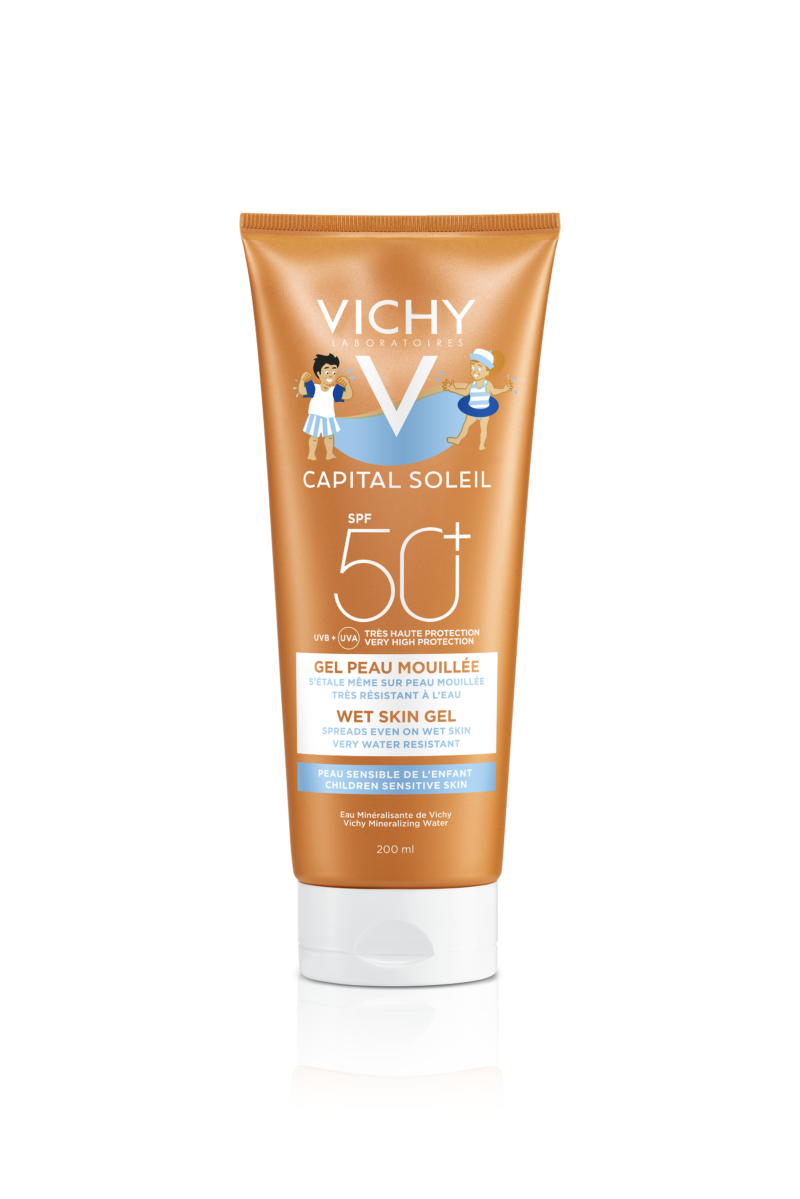 Vichy Capital Soleil Gel Cu Protecție Solară Pentru Copii SPF50+ Gel, 200ml-0