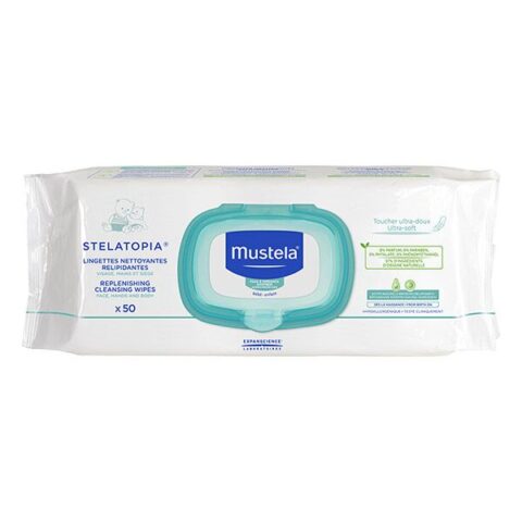 Mustela Stelatopia Servetele Curatatoare Relipidizante, Servetele, 50buc-0