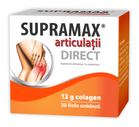 Supramax Articulatii Direct 12 gr Colagen, Fiole Unidoza, 30buc-0