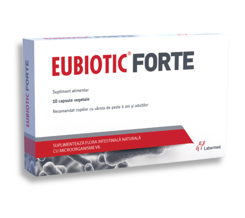 Eubiotic Forte Capsule Vegetale, Capsule, 10buc-0