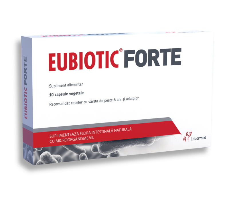 Eubiotic Forte Capsule Vegetale, Capsule, 10buc-0