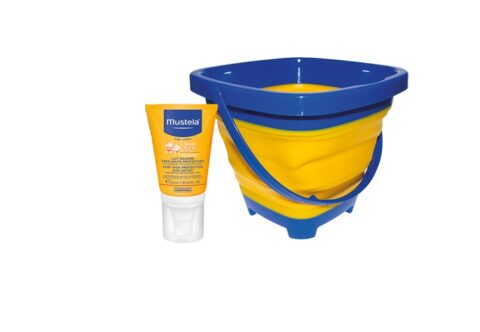 Mustela Bebe Set Protectie Solara ( Lotiune Pentru Fata Protectie Solara Bebelusi Si Copii SPF50, 40ml + Mustela Galetusa CADOU-0 Mustela Bebe Set Protectie Solara ( Lotiune Pentru Fata Protectie Solara Bebelusi Si Copii SPF50, 40ml + Mustela Galetusa CADOU-0