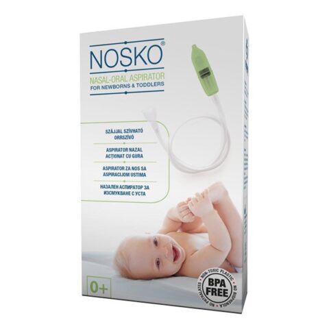 Nosko Aspirator Nazal Actionat Cu Gura 0+, Aspirator Nazal,1 buc-0 Nosko Aspirator Nazal Actionat Cu Gura 0+, Aspirator Nazal,1 buc-0