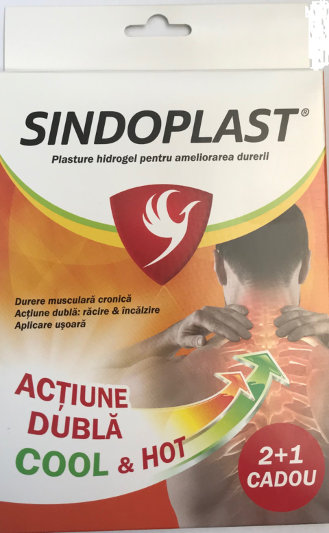 Sindoplast Plasturi Cu Hidrogel x 3buc, Plasturi, 2+1CADOU-0 Sindoplast Plasturi Cu Hidrogel x 3buc, Plasturi, 2+1CADOU-0