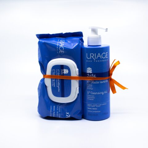 Uriage Bebe Ulei De Curatare Protector , 500ml+Uriage Servetele Umede 70buc CADOU-0