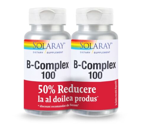 Secom B-Complex 100 x 2 Buc - 50% La Al Doilea Produs-0