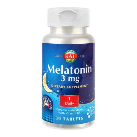 Secom Melatonin 3mg Tablete Cu Eliberare Prelungita, Tablete, 30buc-0