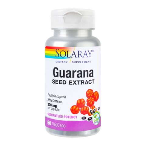 Secom Guarana 200mg Capsule Vegetale, Capsule, 60buc-0
