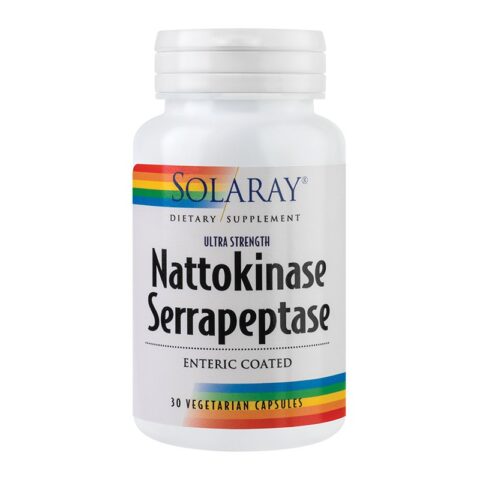 Secom Nattokinase Serrapeptase Capsule Vegetale, Capsule, 30buc-0