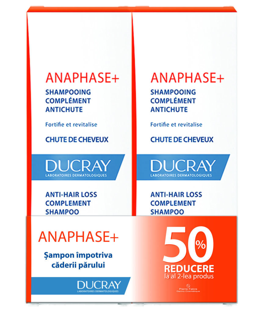 Ducray Sampon Anaphase Fortifiant Si Revitalizant + 200ml 1+1 50% Cadou-0