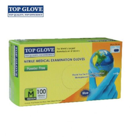 TopGlove Manusi Examinare M, Nitril Albastre, Manusi Examinare, 100buc-0 TopGlove Manusi Examinare M, Nitril Albastre, Manusi Examinare, 100buc-0