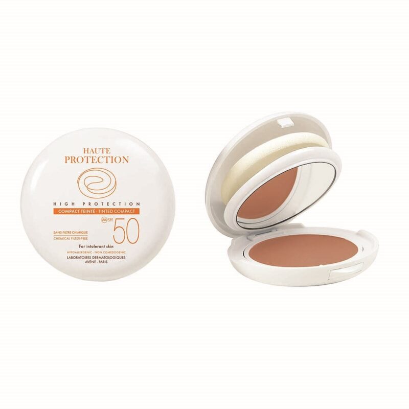 Avene Crema Compacta Fotoprotectie Solara SPF 50+ Dore, Crema, 10g-0