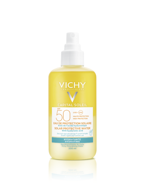 Vichy Capital Soleil Apa De Protectie Solara Hydra SPF50+, Apa, 200 ml-0 Vichy Capital Soleil Apa De Protectie Solara Hydra SPF50+, Apa, 200 ml-0