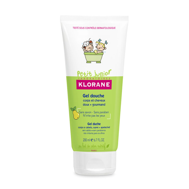 Klorane Junior Gel De Dus Cu Aroma De Pere, Gel De Dus, 200ml-0