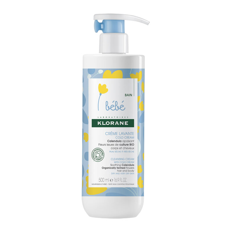 Klorane Bebe Crema De Spalare Cu Cold Cream, Crema, 500ml -0