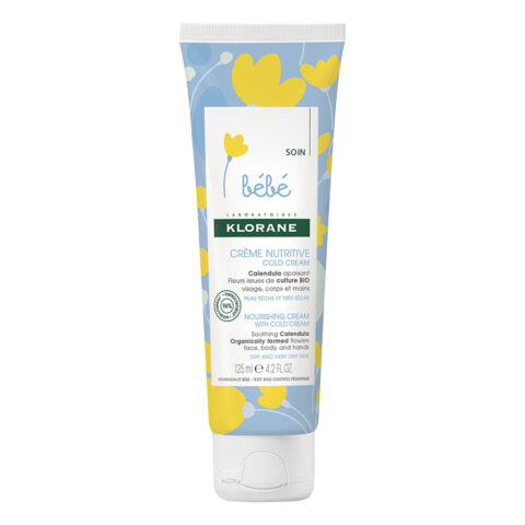 Klorane Bebe Crema Nutritiva Cold Cream, Crema, 125ml-0