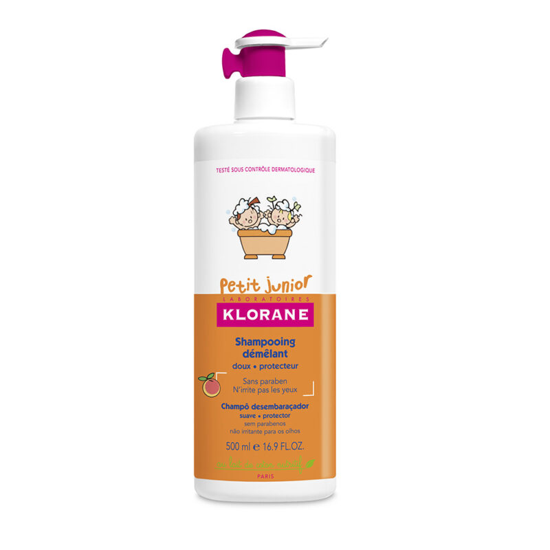 Klorane Junior Sampon Cu Aroma De Piersica , Sampon, 500ml-0