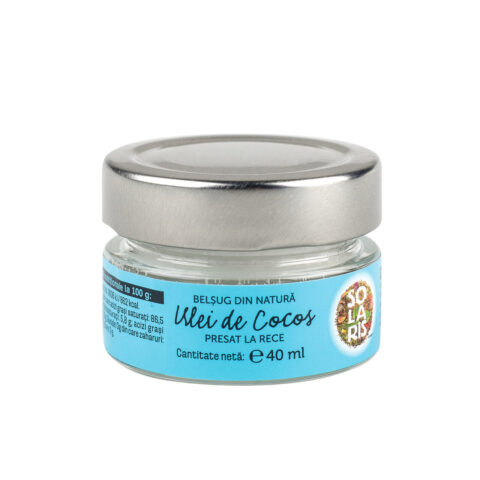 Solaris Ulei De Cocos Presat La Rece, Ulei, 40ml-0 Solaris Ulei De Cocos Presat La Rece, Ulei, 40ml-0